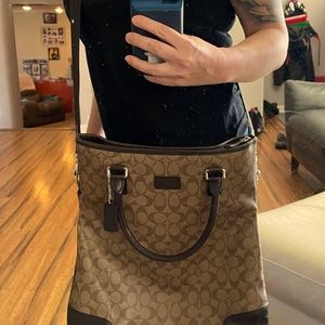 Coach Mens (used by me) crossbody file bag (briefcase)